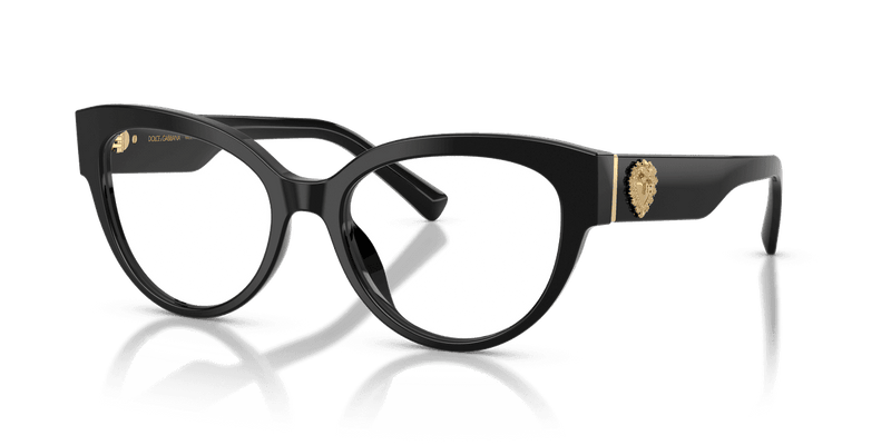 Dolce & Gabbana DG3440 in Black (501) - Front View