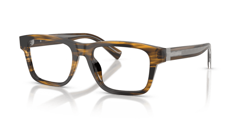 Dolce & Gabbana DG3446 in Striped Brown (3063) - Alternate View
