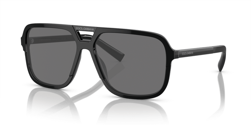 Dolce & Gabbana DG4354 in Black / Dark Grey - Alternate View