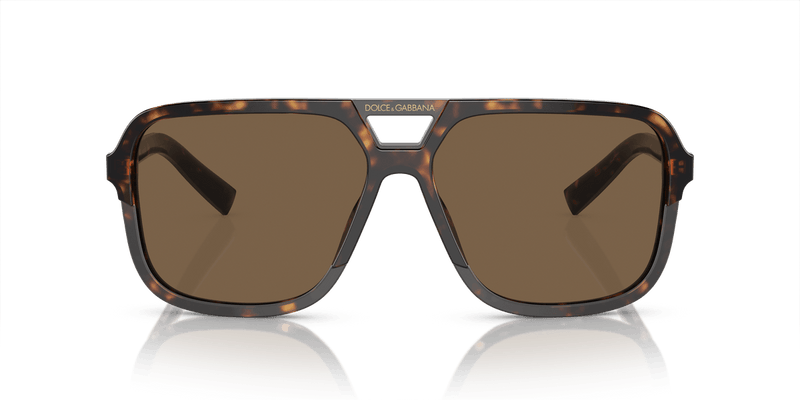 Dolce & Gabbana DG4354 in Havana / Brown Gradient Dark Brown - Alternate View