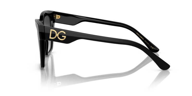 Dolce & Gabbana DG4384 in Black / Grey Gradient - Side View