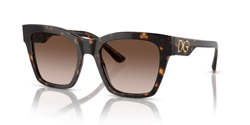 Dolce & Gabbana DG4384 in Havana / Gradient Brown - Alternate View