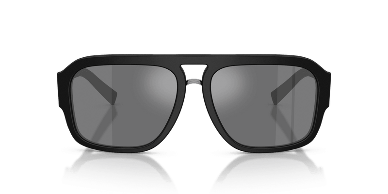 Dolce & Gabbana DG4403 in Matte Black / Grey Mirror Black (25256G) - Back View