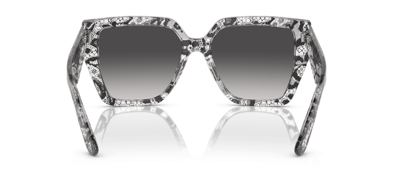 Dolce & Gabbana DG4438 in Black Lace / Grey Gradient (32878G) - Alternate View