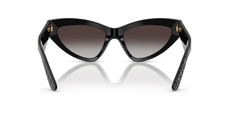 Dolce & Gabbana DG4439 in Black Texture Cocco / Grey Gradient - Alternate View