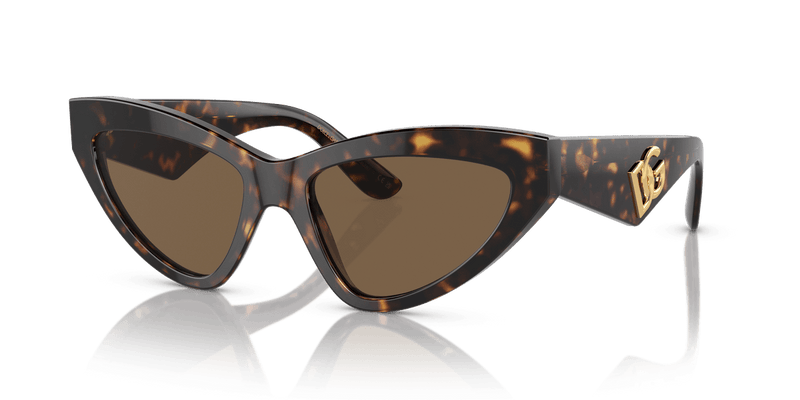 Dolce & Gabbana DG4439 in Havana / Dark Brown - Alternate View