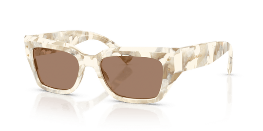 Dolce & Gabbana DG4462 - Pearl Havana Cream / Solid Brown