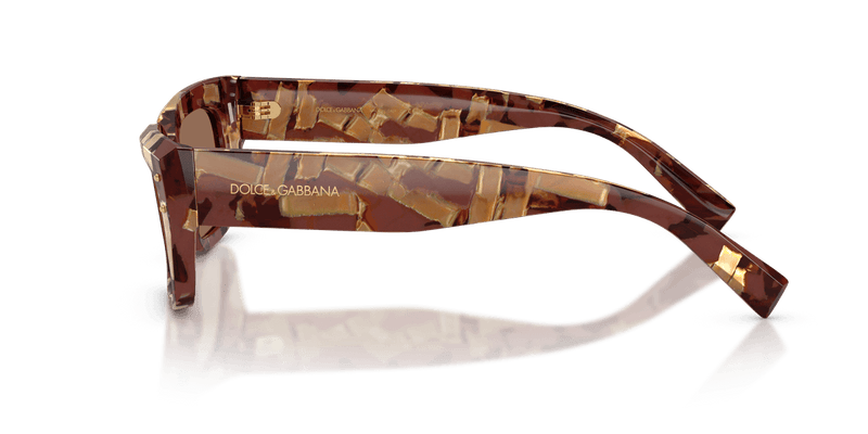 Dolce & Gabbana DG4462 in Pearl Havana Brown / Dark Brown - Side View