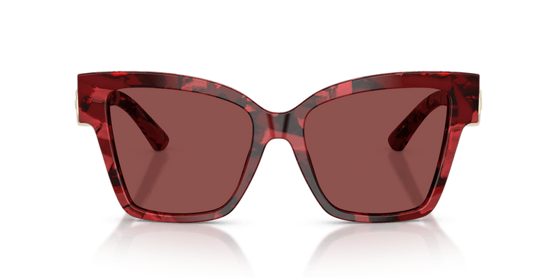 Dolce & Gabbana DG4470 in Pearl Havana Red / Dark Violet - Temple Detail