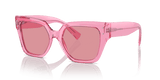 Transparent Pink / Pink Mirror Internal Silver