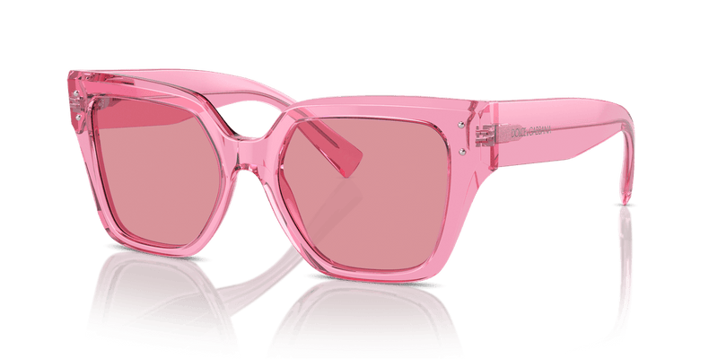 Dolce & Gabbana DG4471 in Transparent Pink / Pink Mirror Internal Silver - Alternate View