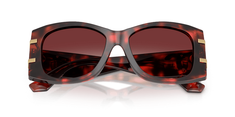 Dolce & Gabbana DG4501 in Red Havana / Clear Gradient Dark Brandy (33588H) - Alternate View