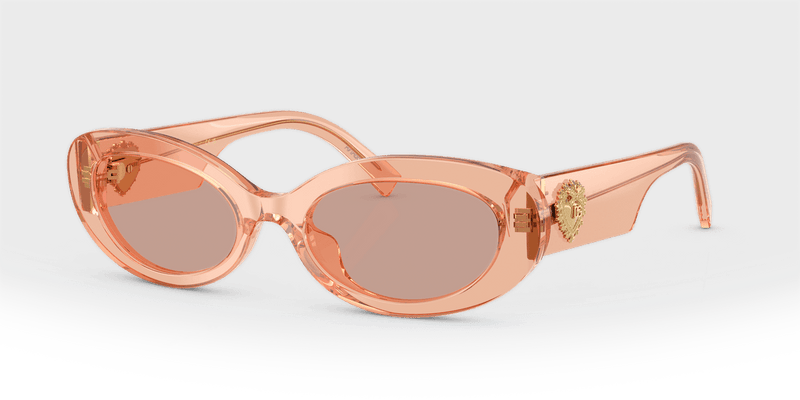 Dolce & Gabbana DG4537 in Nude Transparent / Dark Pink (322684) - Alternate View