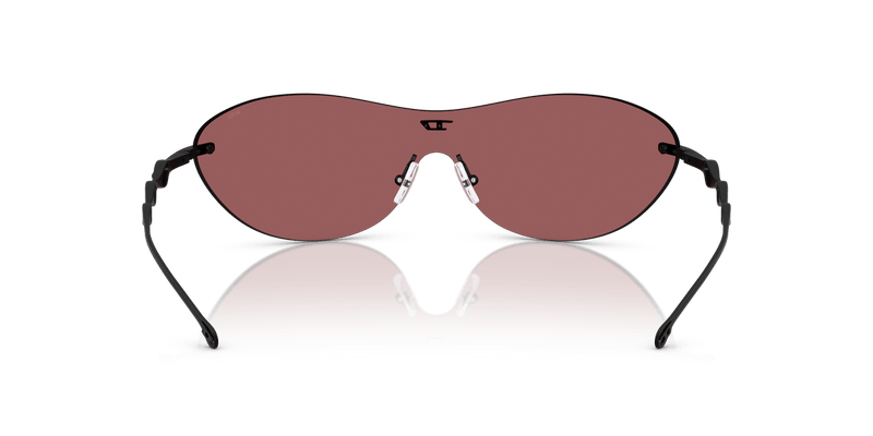 Diesel DL1006 in Matte Black / Dark Violet Mirror Red - Alternate View