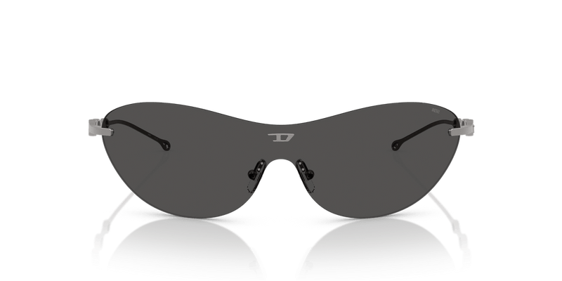 Diesel DL1006 in Matte Gunmetal / Dark Grey - Temple Detail