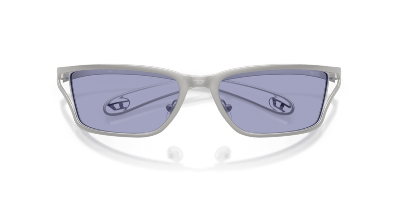 Diesel DL1015 in Matte Silver / Violet (10071A) - Side View