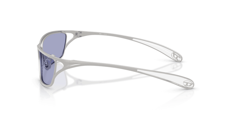 Diesel DL1015 in Matte Silver / Violet (10071A) - Temple Detail