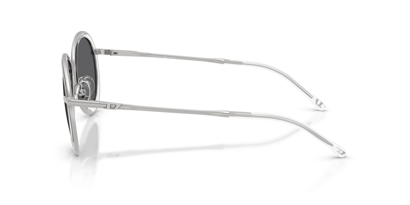 Diesel DL1016 in Matte Silver / Solid Grey (100787) - Temple Detail