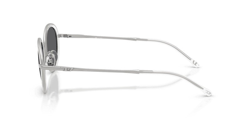 Diesel DL1018 in Matte Silver / Dark Grey (100787) - Temple Detail