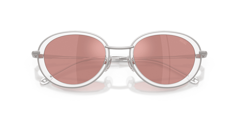Diesel DL1018 in Matte Silver / Pink Mirror Pink (1007E4) - Alternate View