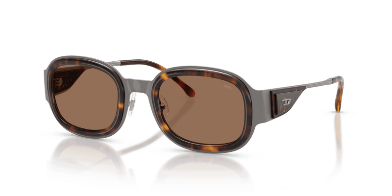 Diesel DL1020 in Brushed Gunmetal / Dark Brown (104373) - Alternate View