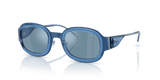 Shiny Blue / Blue Internal Mirror Silver (10441U)