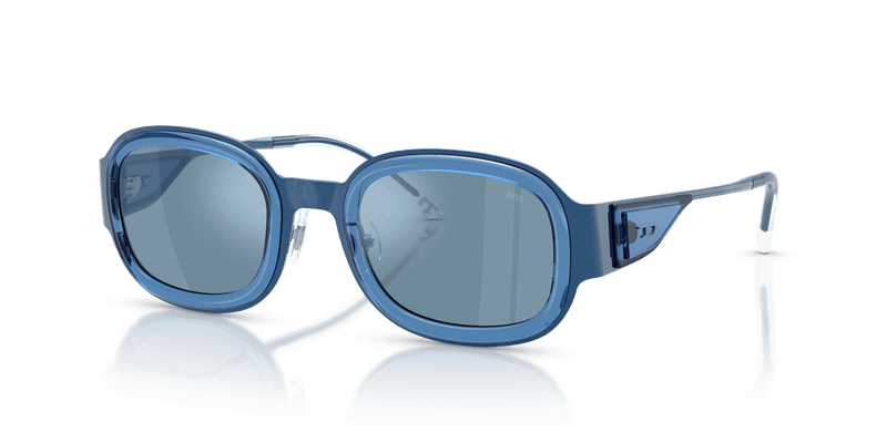 Diesel DL1020 in Shiny Blue / Blue Internal Mirror Silver (10441U) - Alternate View