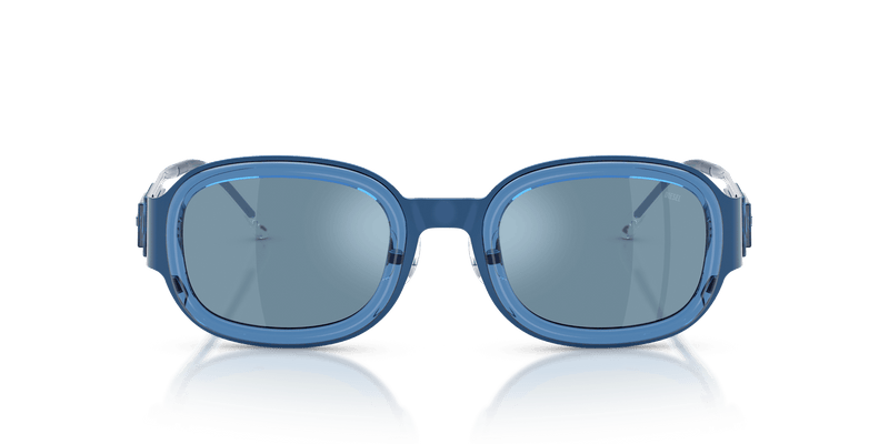 Diesel DL1020 in Shiny Blue / Blue Internal Mirror Silver (10441U) - Alternate View