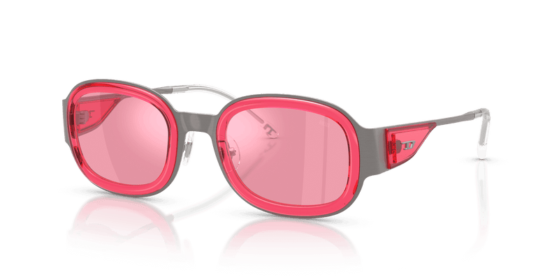 Diesel DL1020 in Brushed Gunmetal / Pink Mirror Internal Silver (104530) - Alternate View