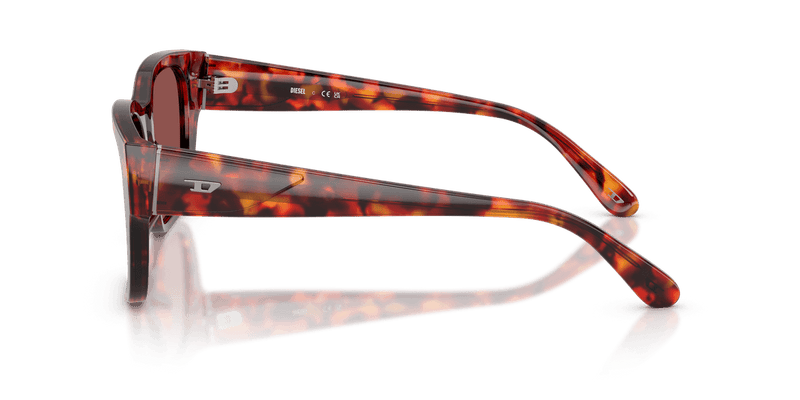 Diesel DL2005 in Havana Brown / Dark Violet/Red - Alternate View