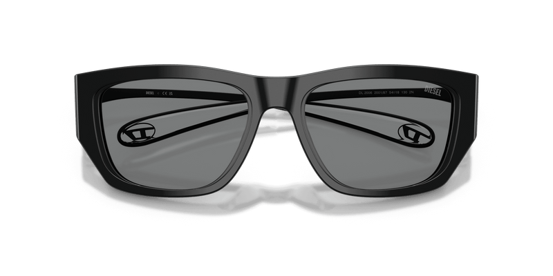 Diesel DL2006 in Black / Dark Grey (200187) - Side View