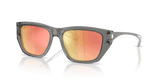 Transparent Dark Grey / Green Gradient Brown Mirror Red (2027B6)