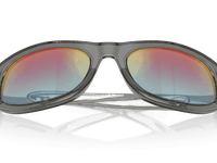 Transparent Dark Grey / Green Gradient Brown Mirror Red (2027B6)