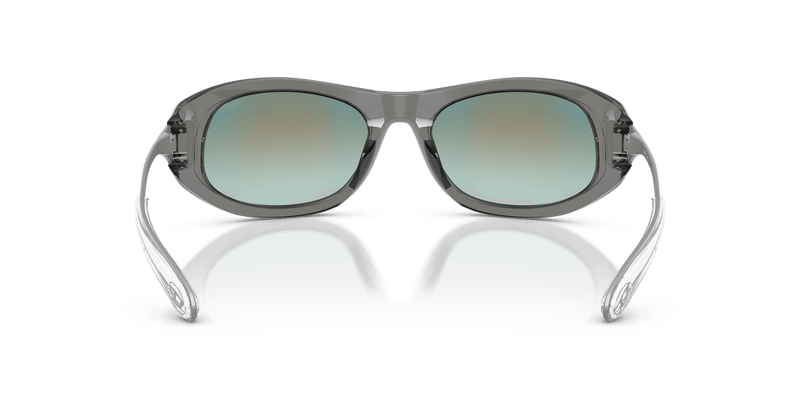 Diesel DL2007U in Transparent Dark Grey / Green Gradient Brown Mirror Red (2027B6) - Alternate View