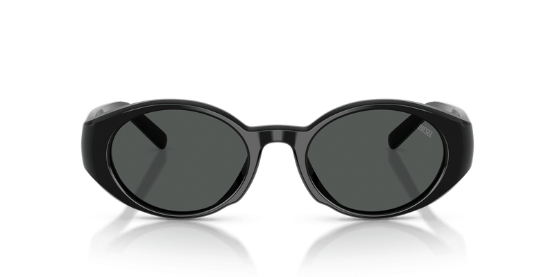 Diesel DL2008U in Solid Black / Solid Black (200187) - Back View