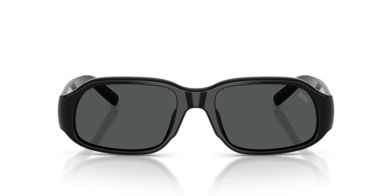 Diesel DL2009F in Solid Black - Temple Detail