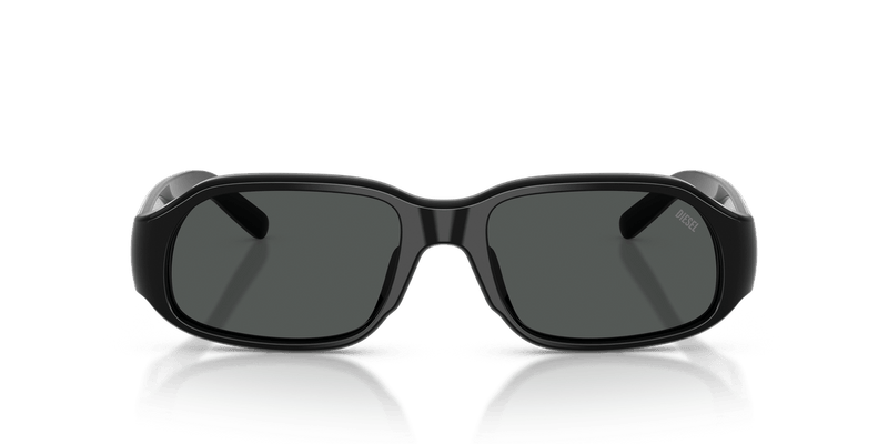 Diesel DL2009U in Solid Black - Temple Detail