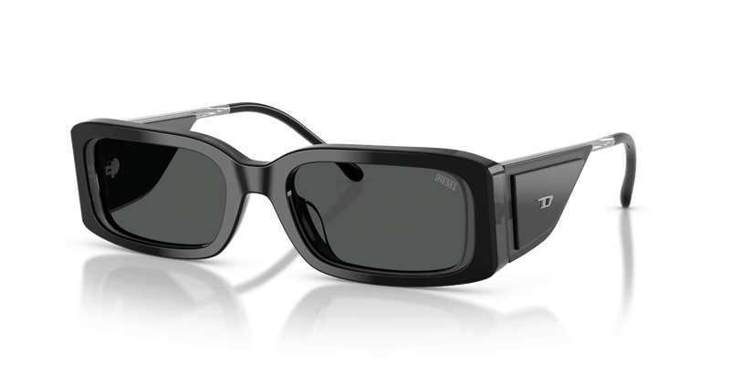 Diesel DL2017U in Black Tranparent Grey / Dark Grey (204487) - Front View