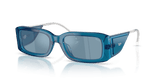 Transparent Blue / Light Blue Mirror Silver (20511U)