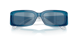 Transparent Blue / Light Blue Mirror Silver (20511U)