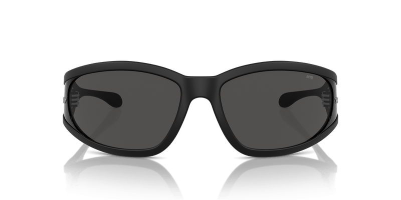 Diesel DL3002 in Matte Black / Dark Grey - Temple Detail