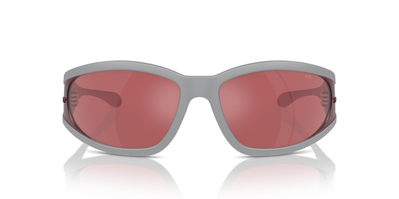 Diesel DL3002 in Matte Grey / Red Hiper Mirror - Alternate View