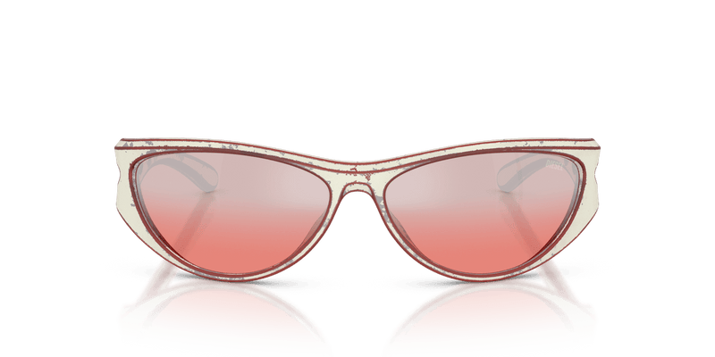 Diesel DL3004U in White Barrelling Red / Gradient Mirror Red - Alternate View