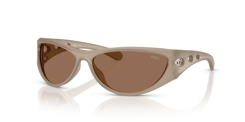 Diesel DL3004U in Opalescent Transparent Grey / Dark Brown - Alternate View