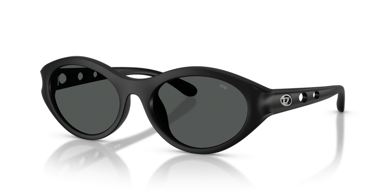 Diesel DL3005U in Matte Black / Dark Grey - Front View