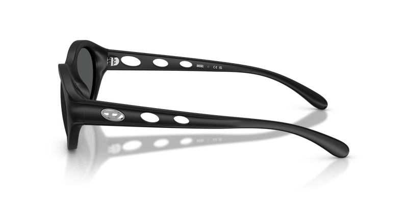 Diesel DL3005U in Matte Black / Dark Grey - Side View