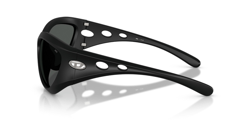 Diesel DL3007U in Matte Black / Dark Grey - Side View