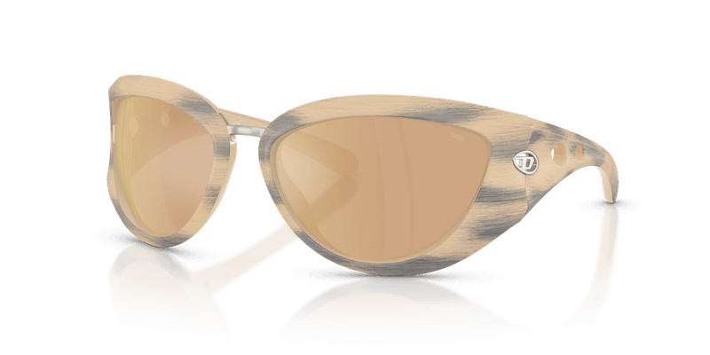 Diesel DL3007U in Yellow Matte Dark Grey / Mirror Rose Gold - Alternate View