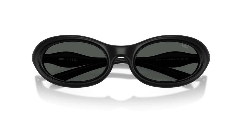 Diesel DL3011U in Matte Black / Dark Grey (200287) - Alternate View