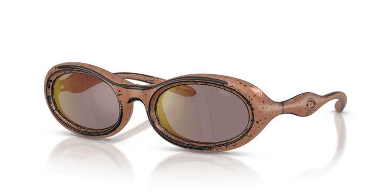 Diesel DL3011U in Bronze/Black / Grey Mirror Rose Gold (20114Z) - Alternate View